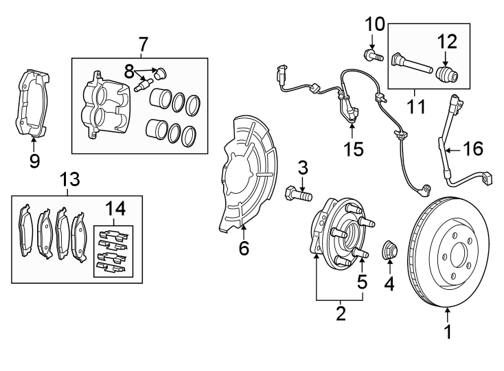 10Front suspension. Brake components.https://images.simplepart.com/images/parts/motor/fullsize/WL21440.png