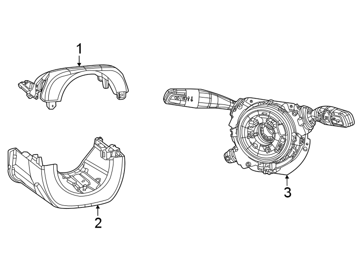 3Steering column. Shroud. Switches & levers.https://images.simplepart.com/images/parts/motor/fullsize/WL21485.png