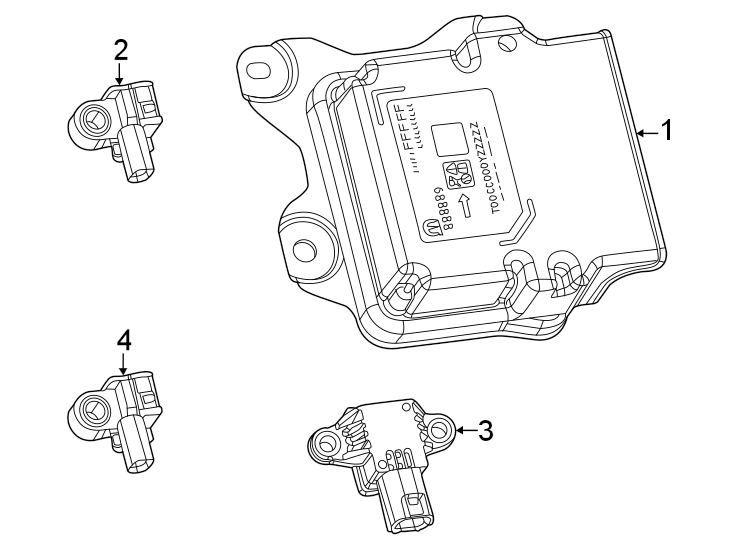 4Restraint systems. Air bag components.https://images.simplepart.com/images/parts/motor/fullsize/WL21585.png