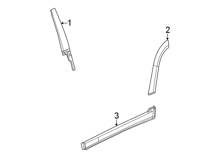 3Rear door. Exterior trim.https://images.simplepart.com/images/parts/motor/fullsize/WL21740.png