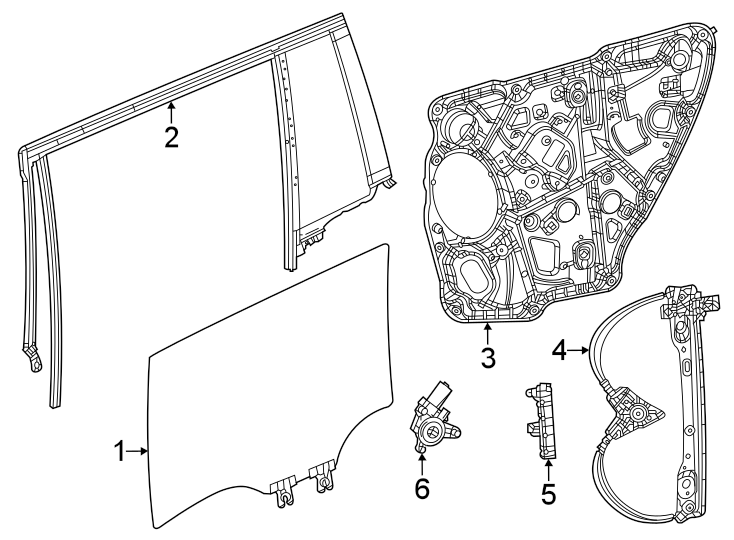 4Rear door. Glass & hardware.https://images.simplepart.com/images/parts/motor/fullsize/WL21745.png