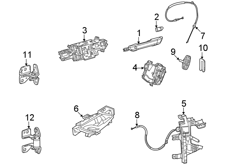 12Rear door. Lock & hardware.https://images.simplepart.com/images/parts/motor/fullsize/WL21750.png