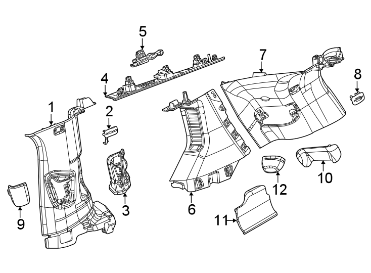 2Quarter panel. Interior trim.https://images.simplepart.com/images/parts/motor/fullsize/WL21780.png