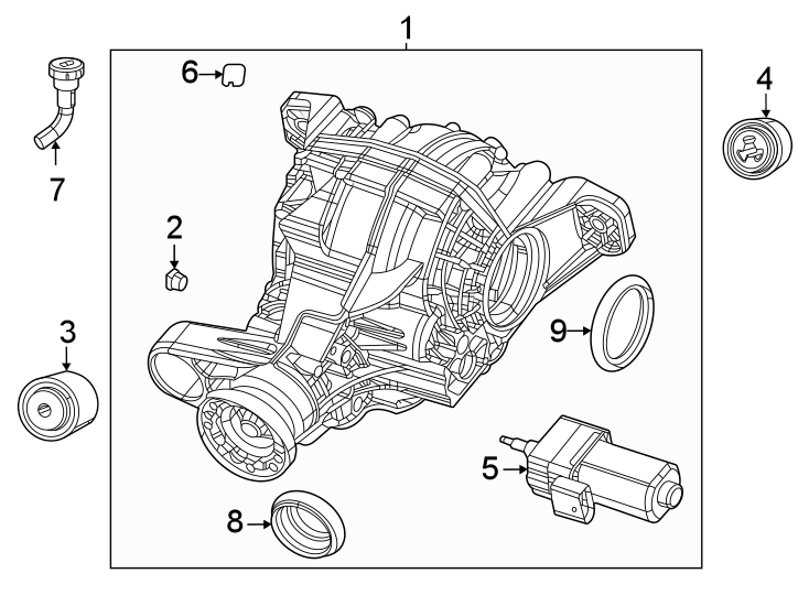 9Rear suspension. Axle housing.https://images.simplepart.com/images/parts/motor/fullsize/WL21830.png