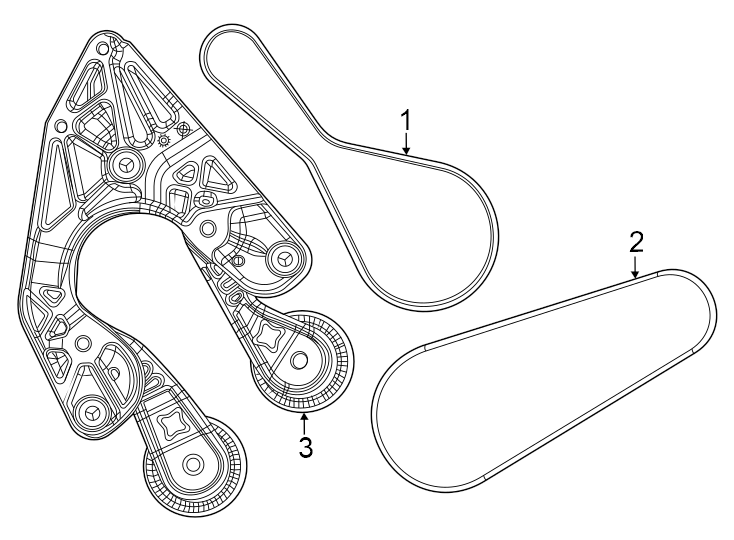 Diagram Belts & pulleys. for your 1992 Jeep Wrangler   