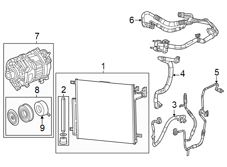 6Air conditioner & heater. Compressor & lines. Condenser.https://images.simplepart.com/images/parts/motor/fullsize/WL22180.png