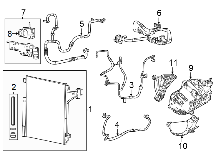 1Air conditioner & heater. Compressor & lines. Condenser.https://images.simplepart.com/images/parts/motor/fullsize/WL22190.png