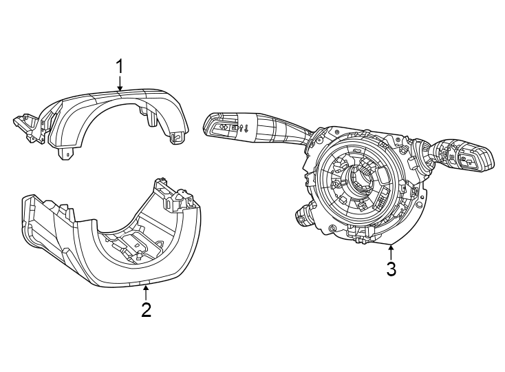 3Steering column. Shroud. Switches & levers.https://images.simplepart.com/images/parts/motor/fullsize/WL22612.png