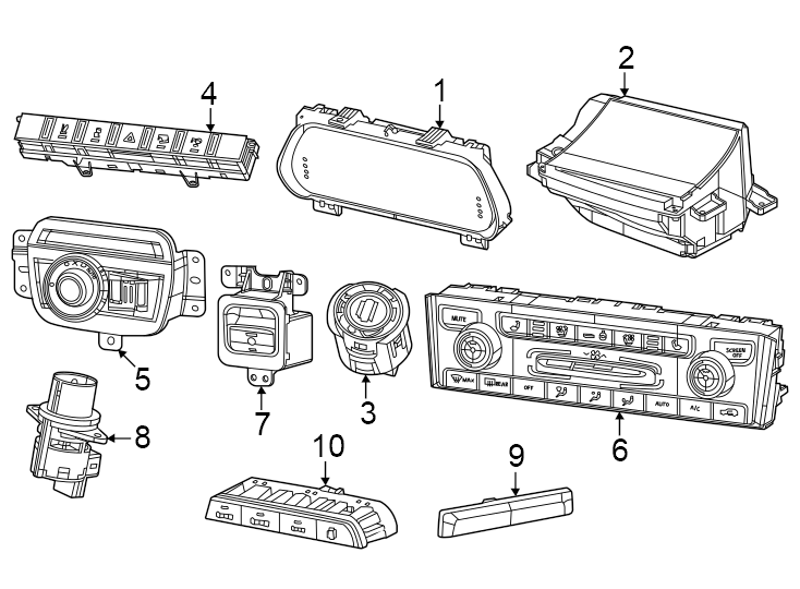 8Instrument panel. Cluster & switches.https://images.simplepart.com/images/parts/motor/fullsize/WL22626.png