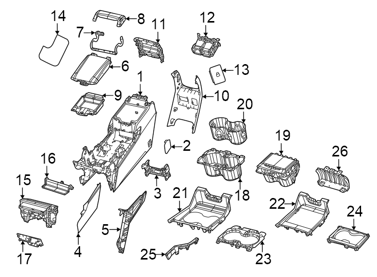 25Front console.https://images.simplepart.com/images/parts/motor/fullsize/WL22636.png