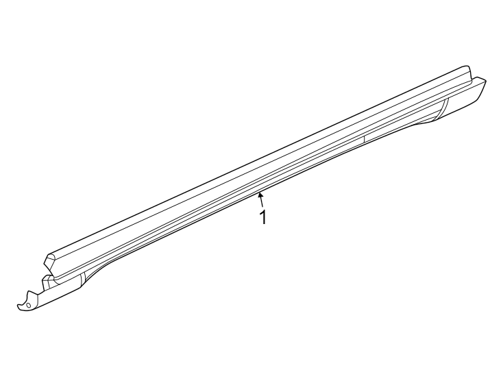 Diagram Pillars. Rocker & floor. Exterior trim. for your 2006 Jeep Grand Cherokee   