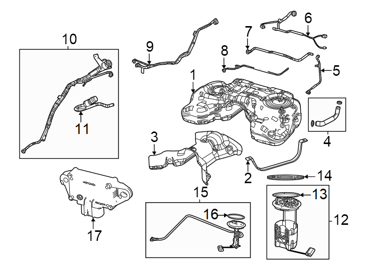 14Fuel system components.https://images.simplepart.com/images/parts/motor/fullsize/WL22732.png