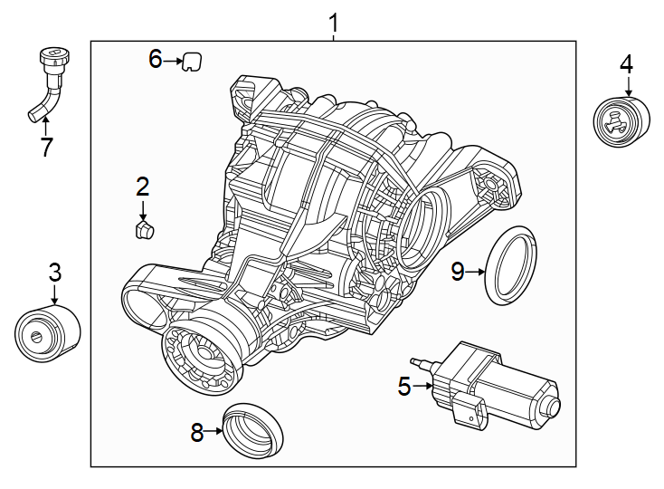 9Rear suspension. Axle housing.https://images.simplepart.com/images/parts/motor/fullsize/WL22748.png