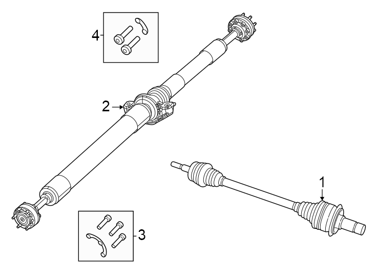 Diagram Rear suspension. Drive axles. for your 2016 Jeep Grand Cherokee   