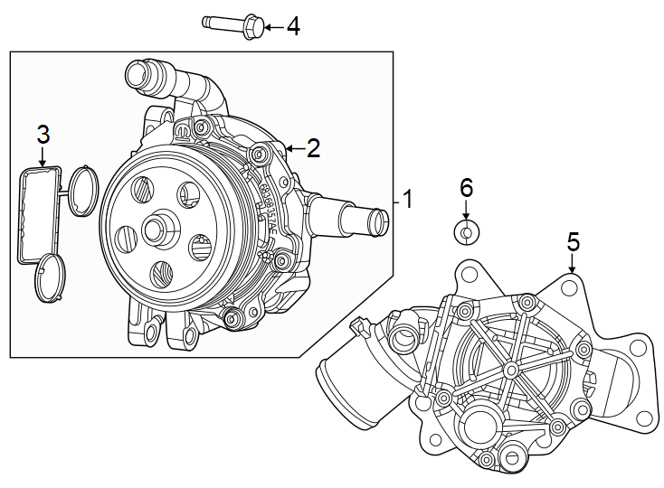 2Quarter panel. Water pump.https://images.simplepart.com/images/parts/motor/fullsize/WS22112.png