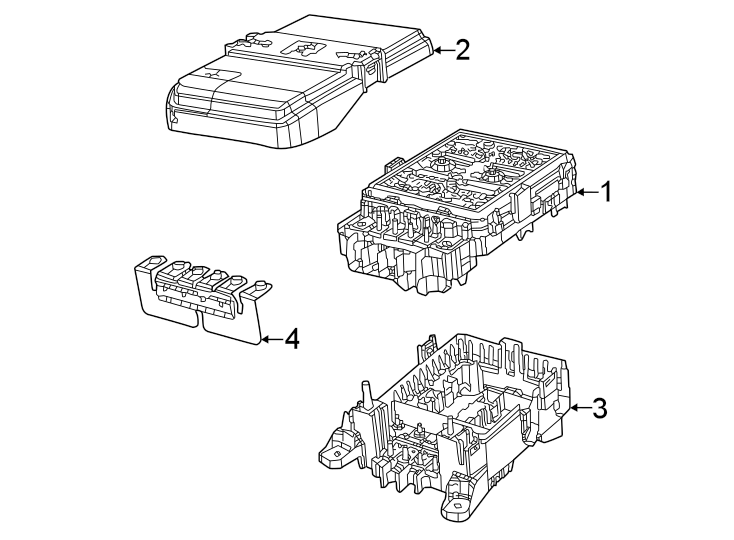 Jeep Wagoneer L Multi-Purpose Fuse. FRONT - 68500872AA | Mopar Parts ...