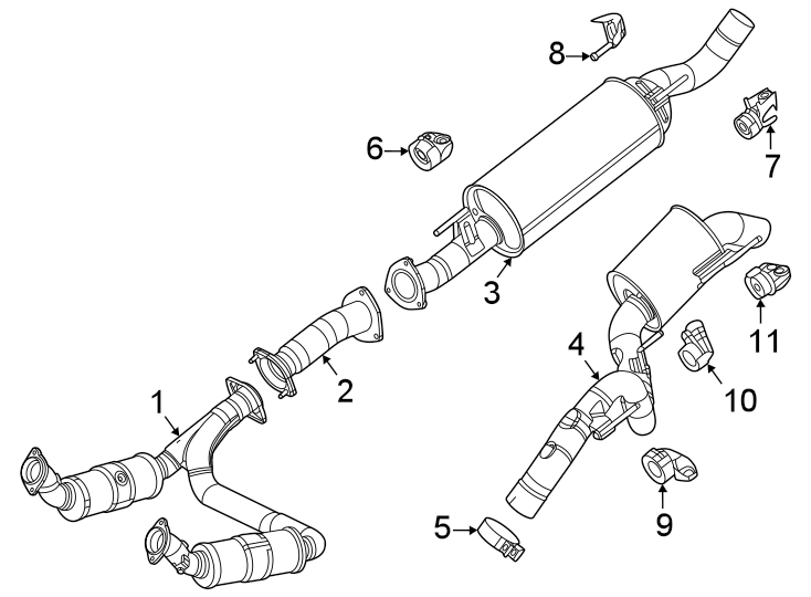 9Exhaust system. Exhaust components.https://images.simplepart.com/images/parts/motor/fullsize/WS22365.png