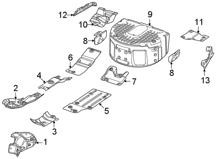 1Exhaust system. Heat shields.https://images.simplepart.com/images/parts/motor/fullsize/WS22385.png