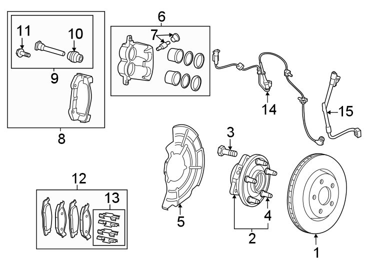 9Front suspension. Brake components.https://images.simplepart.com/images/parts/motor/fullsize/WS22405.png