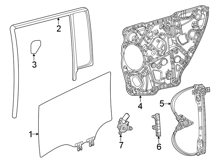 5Rear door. Glass & hardware.https://images.simplepart.com/images/parts/motor/fullsize/WS22745.png