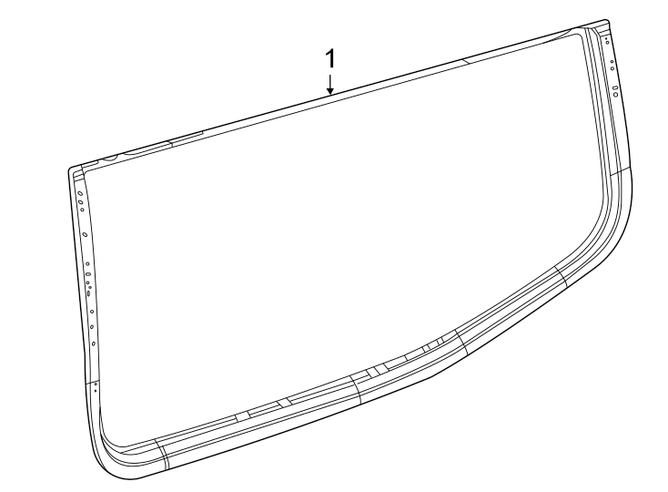 Diagram Quarter panel. Glass. for your 1990 Jeep Grand Wagoneer   