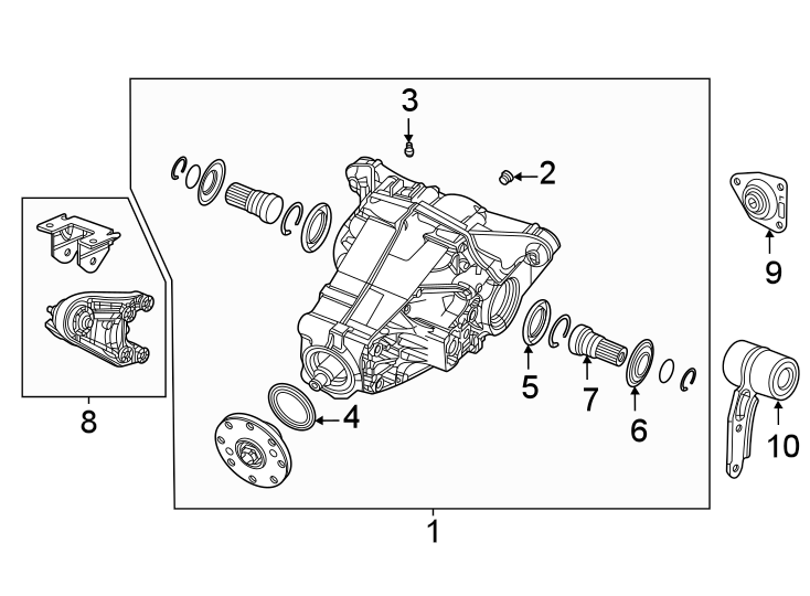 9Rear suspension. Axle & differential.https://images.simplepart.com/images/parts/motor/fullsize/WS22820.png