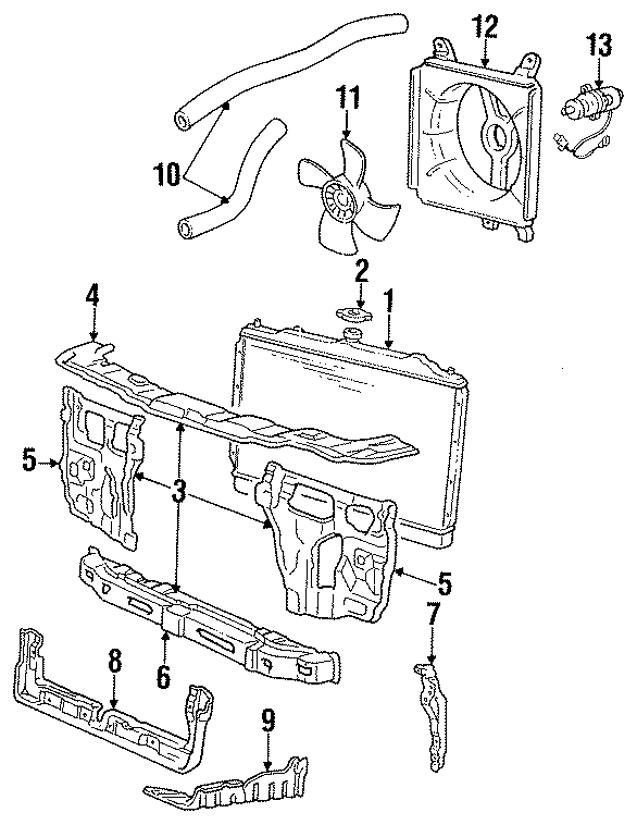 9COOLING FAN. RADIATOR & COMPONENTS. RADIATOR SUPPORT.https://images.simplepart.com/images/parts/motor/fullsize/XC91060.png