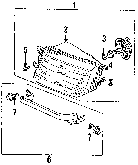 5FRONT LAMPS. HEADLAMP COMPONENTS.https://images.simplepart.com/images/parts/motor/fullsize/XC92050.png