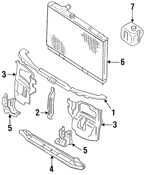 6RADIATOR & COMPONENTS. RADIATOR SUPPORT.https://images.simplepart.com/images/parts/motor/fullsize/XC92060.png