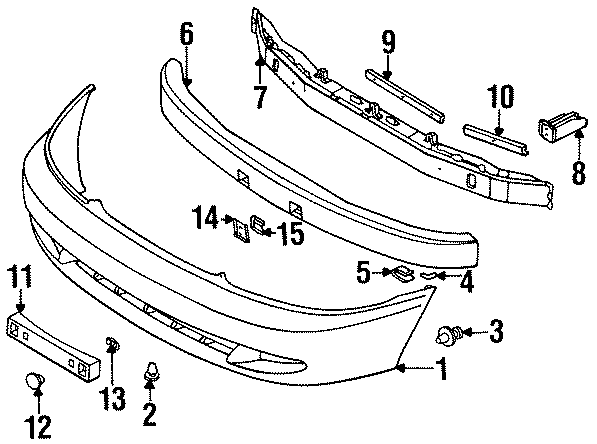 2FRONT BUMPER. BUMPER ASSEMBLY.https://images.simplepart.com/images/parts/motor/fullsize/XC93010.png