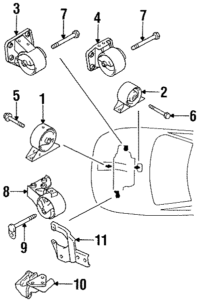 1ENGINE / TRANSAXLE. ENGINE & TRANS MOUNTING.https://images.simplepart.com/images/parts/motor/fullsize/XC93170.png