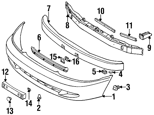 2FRONT BUMPER. BUMPER ASSEMBLY.https://images.simplepart.com/images/parts/motor/fullsize/XC93940.png