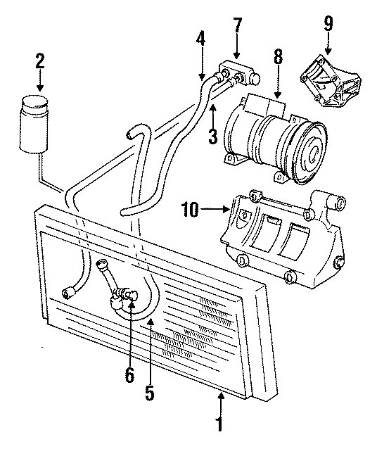 4AIR CONDITIONER & HEATER. COMPRESSOR & LINES. CONDENSER.https://images.simplepart.com/images/parts/motor/fullsize/XH93100.png