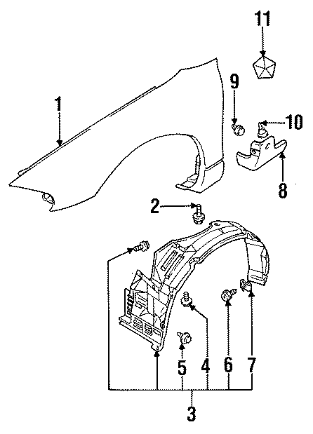 4EXTERIOR TRIM. FENDER & COMPONENTS.https://images.simplepart.com/images/parts/motor/fullsize/XS95280.png