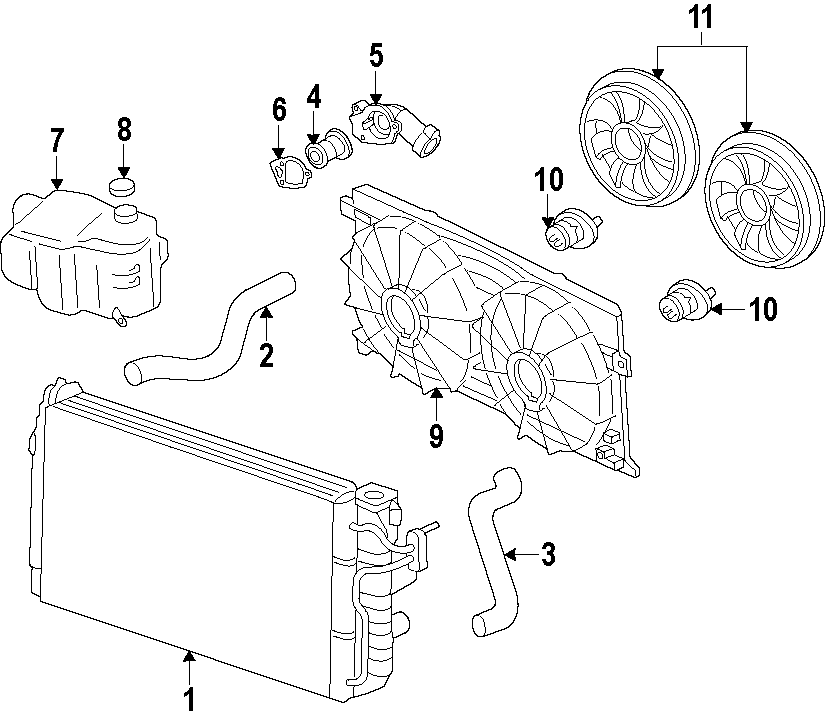 3COOLING SYSTEM. COOLING FAN. RADIATOR. WATER PUMP.https://images.simplepart.com/images/parts/motor/fullsize/Z9P020.png