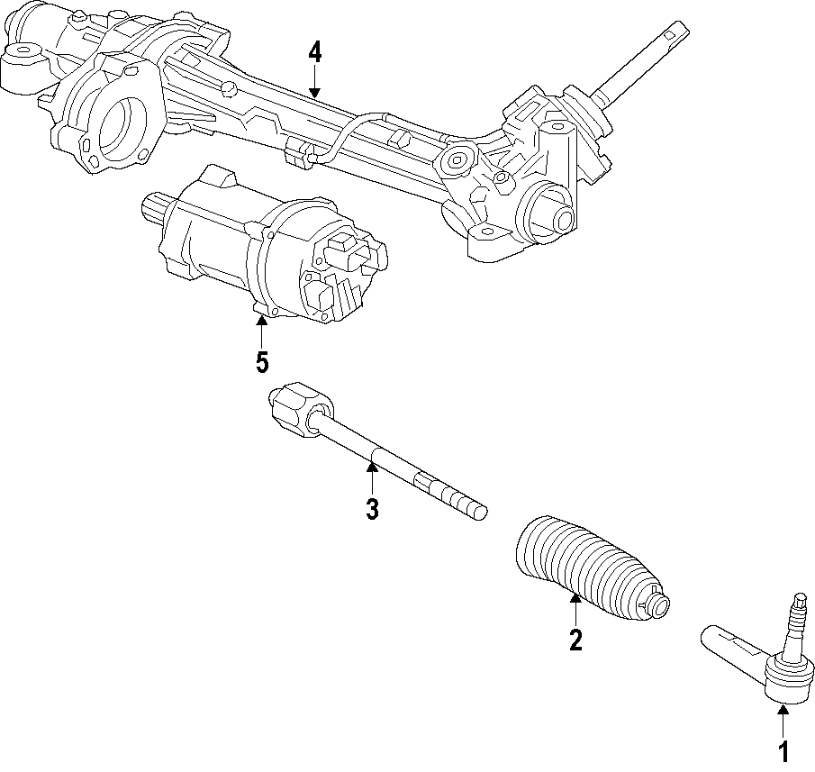 Diagram STEERING GEAR & LINKAGE. for your 2014 Chevrolet Camaro ZL1 Coupe 6.2L V8 M/T 