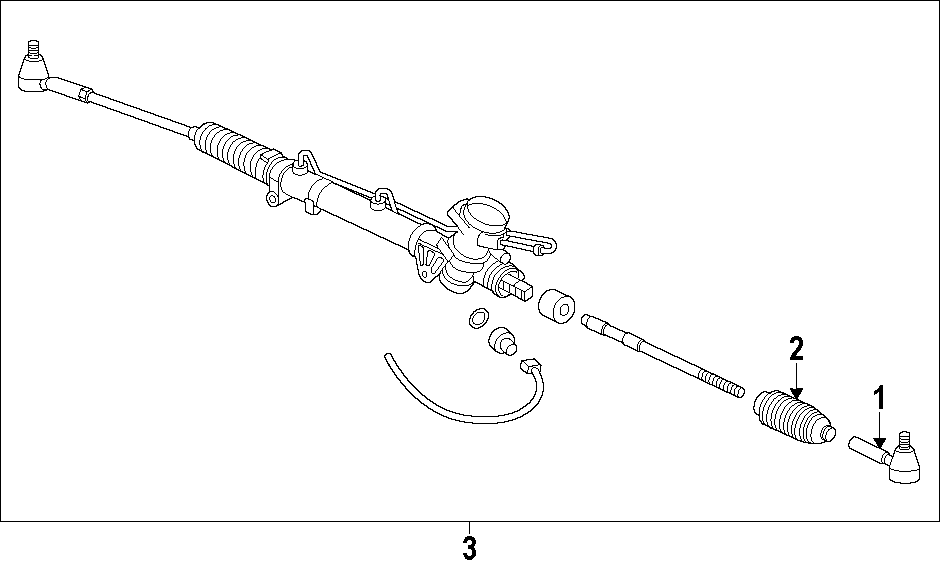 Diagram STEERING GEAR & LINKAGE. for your Cadillac