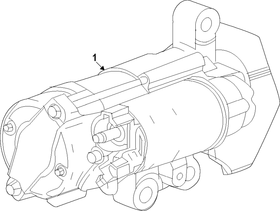 Diagram Starter. for your 2024 GMC Hummer EV SUV 2 Sport Utility -L - cylinder BATTERY EV (EV/BEV) A/T 