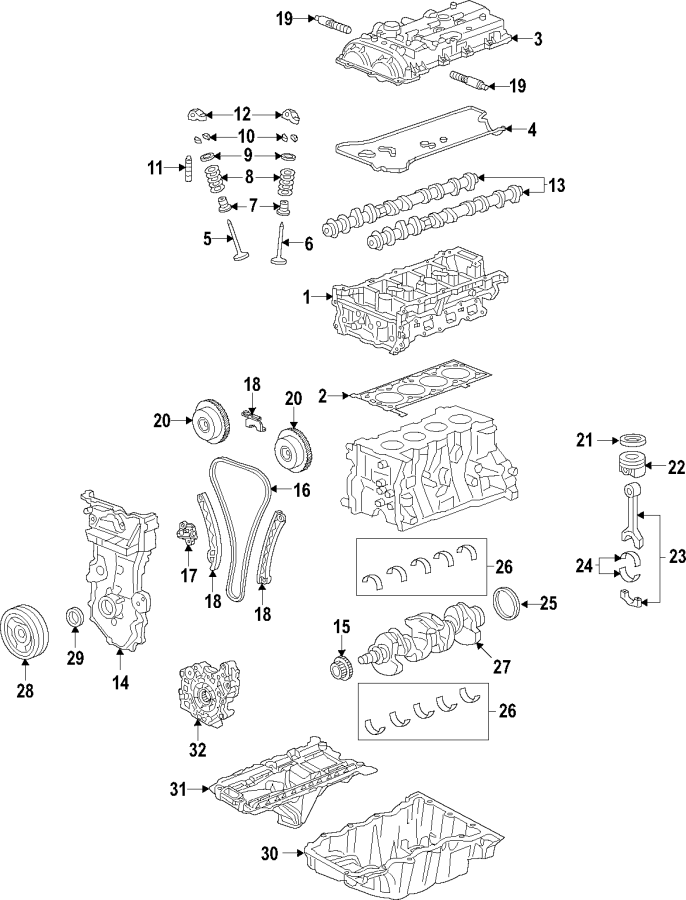 20CAMSHAFT & TIMING. CRANKSHAFT & BEARINGS. CYLINDER HEAD & VALVES. LUBRICATION. MOUNTS. PISTONS. RINGS & BEARINGS.https://images.simplepart.com/images/parts/motor/fullsize/ZD3020.png