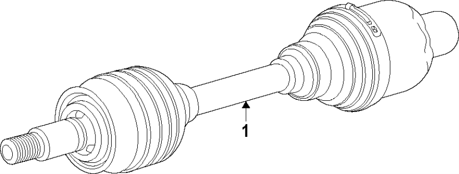 Diagram DRIVE AXLES. FRONT AXLE. for your 2012 GMC Sierra 2500 HD 6.6L Duramax V8 DIESEL A/T 4WD SLE Crew Cab Pickup Fleetside 