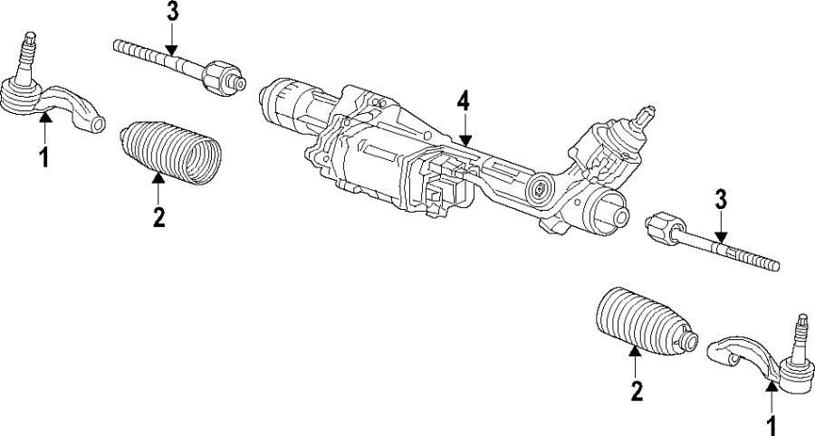 Steering gear & linkage. Diagram