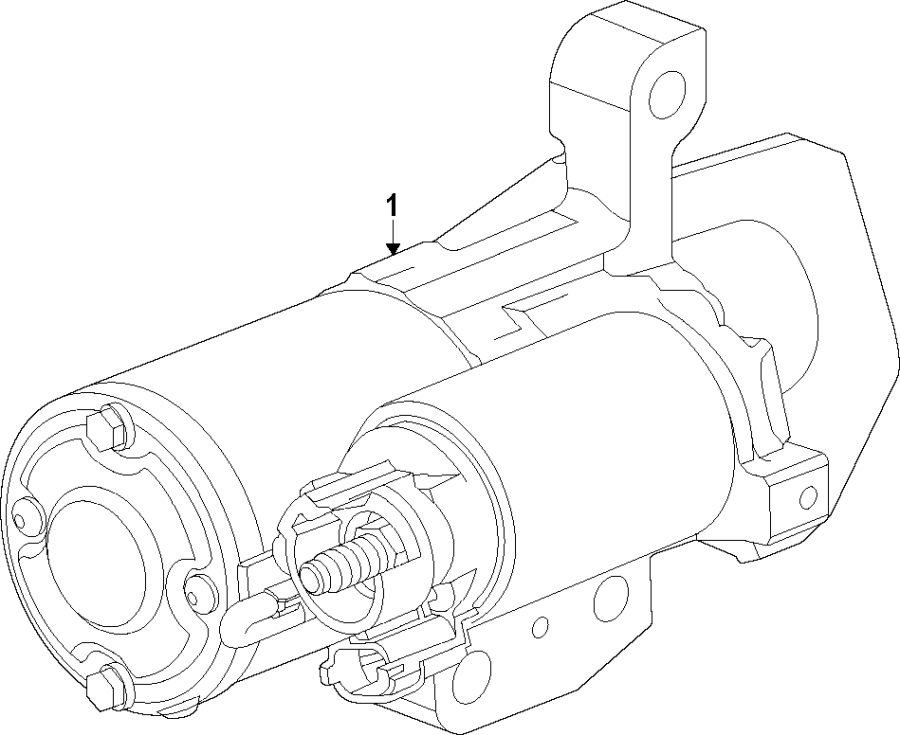 Diagram Starter. for your 1995 Chevrolet K2500  Base Standard Cab Pickup Fleetside 4.3L Chevrolet V6 A/T 