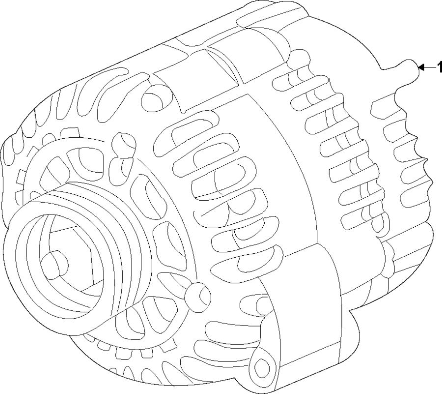 Diagram Alternator. for your 2012 GMC Sierra 2500 HD 6.0L Vortec V8 FLEX A/T RWD SLE Extended Cab Pickup Fleetside 