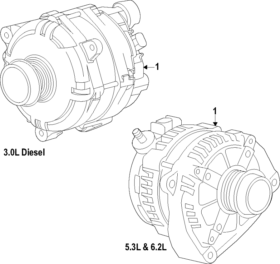 Diagram Alternator. for your 2018 Chevrolet Silverado   