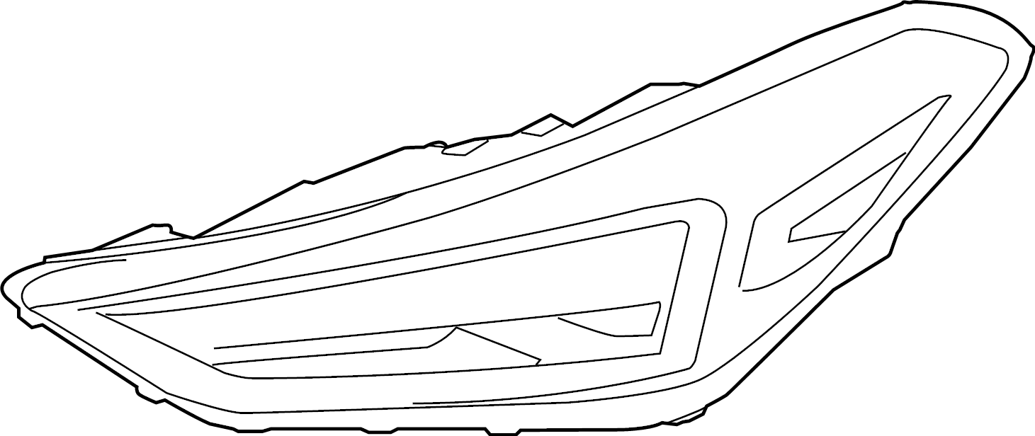 View 92101D3750 Headlight Assembly (Left) Full-Sized Product Image