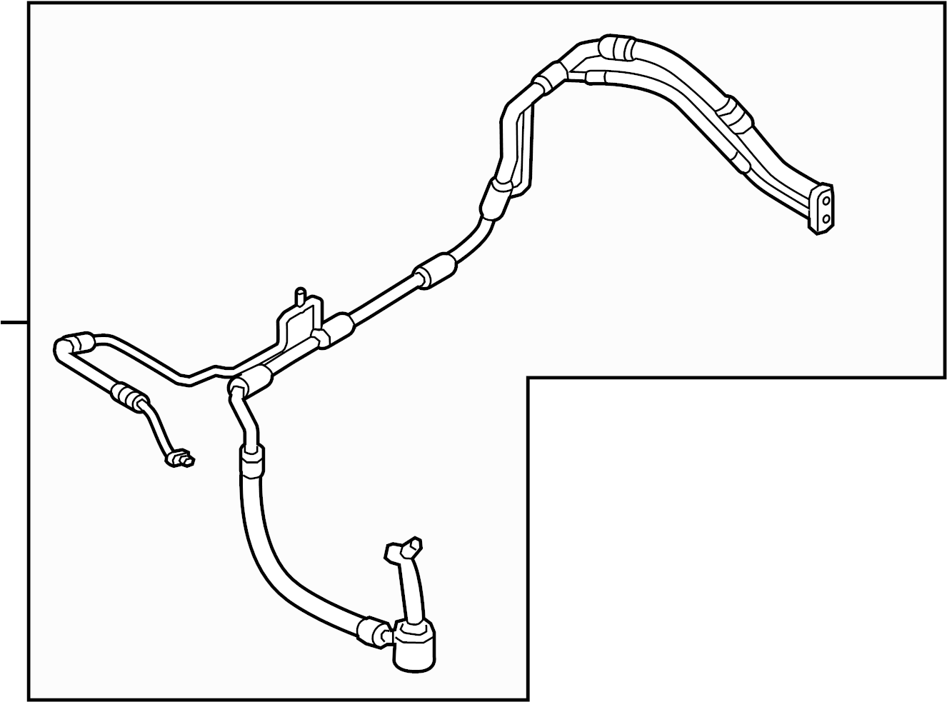 View 97775D3800 A/C Refrigerant Suction Hose Full-Sized Product Image