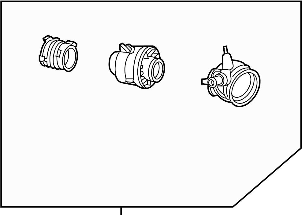 View 28130D3500 Engine Air Intake Hose (Front) Full-Sized Product Image