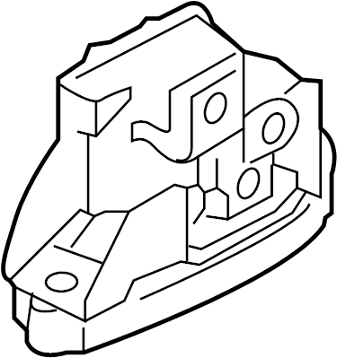 View 21830D3400 Automatic Transmission Mount (Rear) Full-Sized Product Image