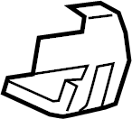 View 290112B140 Vapor Canister Purge Solenoid Bracket Full-Sized Product Image