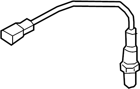 View 392102B470 Oxygen Sensor (Rear, Upper) Full-Sized Product Image